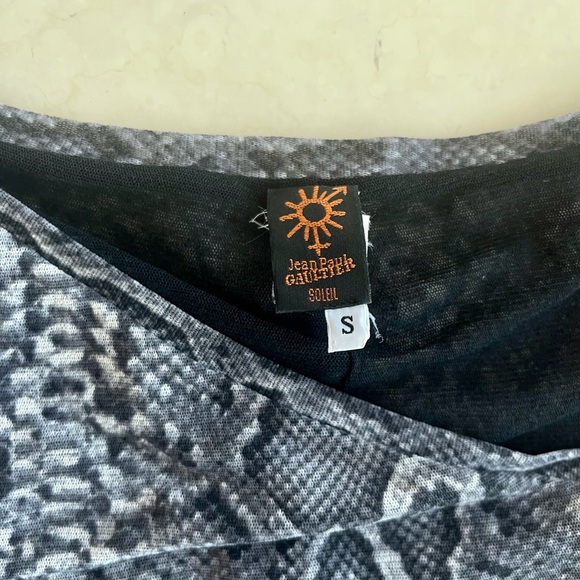 Jean Paul Gaultier Vintage Snake Top Kim Kardashian Small Rare - Picture 3 of 7